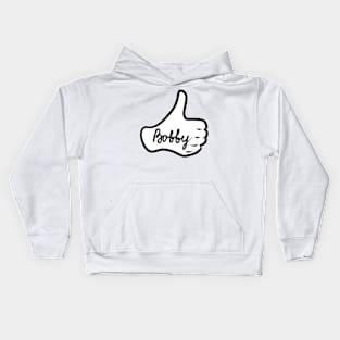 Men name Bobby Kids Hoodie